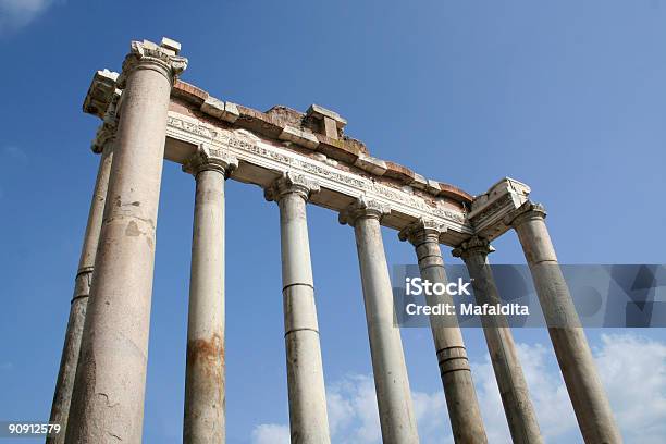 Храм Saturn — стоковые фотографии и другие картинки Коринф - Коринф, Археология, Без людей
