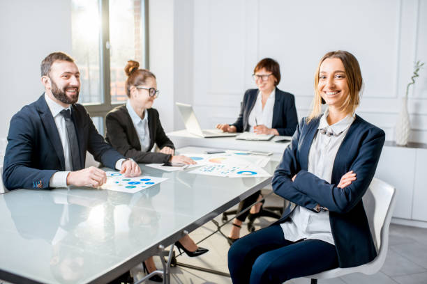 istock Business people during the conference in the office 909129692