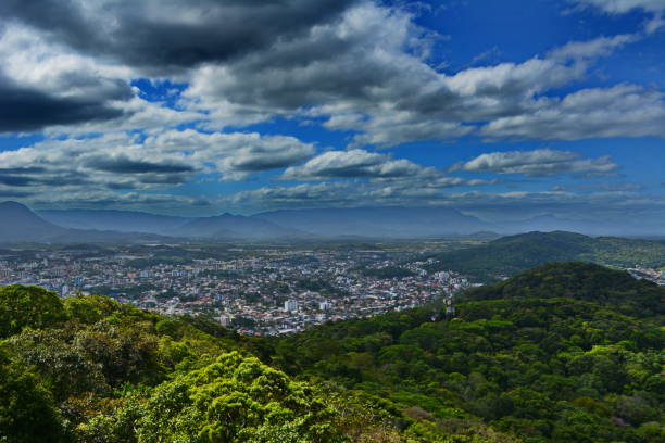 Joinville aerial view stock photo