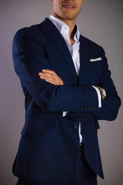 istock Businessman isolated gray backgroung 909135876
