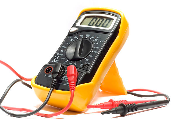 Digital multimeter stock photo