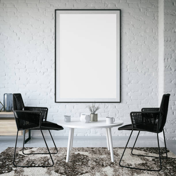 istock Mockup Frame in Living Room 909145878