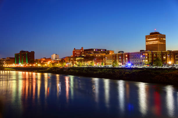 Downtown Binghamton, New York Skyline Binghamton is a city in, and the county seat of, Broome County, New York, United States. binghamton ny stock pictures, royalty-free photos & images