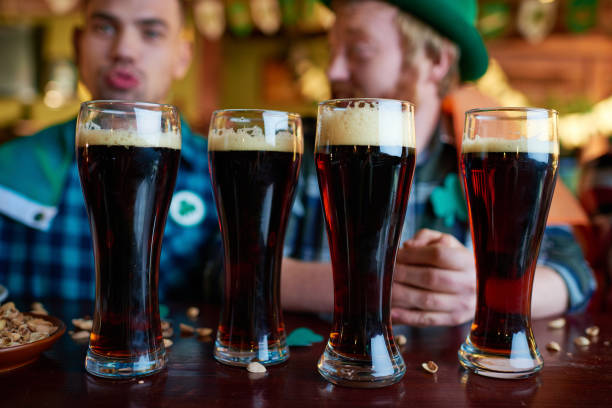 istock Dark beer in glasses 909146862