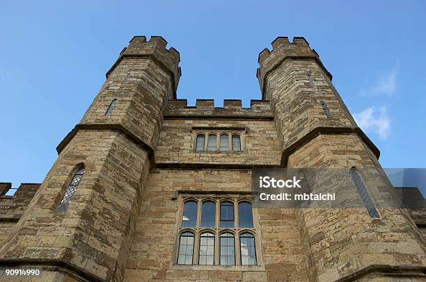 Castello Di Leeds Torrette - Fotografie stock e altre immagini di Castello di Leeds - Castello di Leeds, Angolo - Forma, Architettura