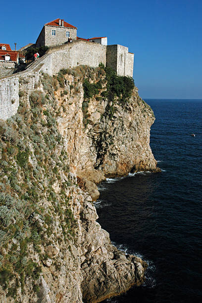 Dubrovnik Cliff stock photo