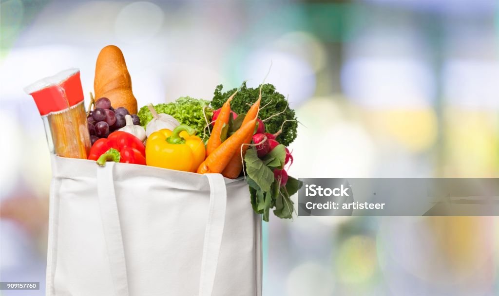 Tasche. - Lizenzfrei Supermarkt Stock-Foto