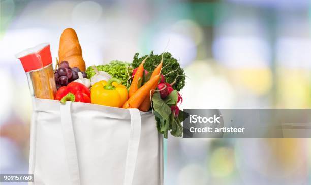 Bag Stock Photo - Download Image Now - Supermarket, Groceries, Shopping