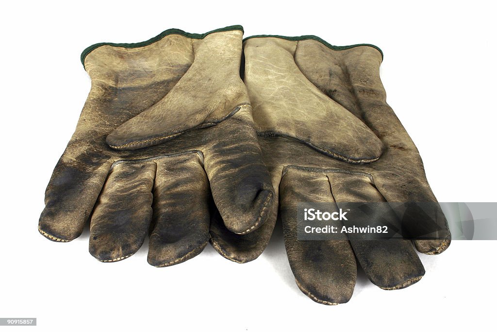 Sujo Multi-usos Leather gloves - Royalty-free Calor Foto de stock