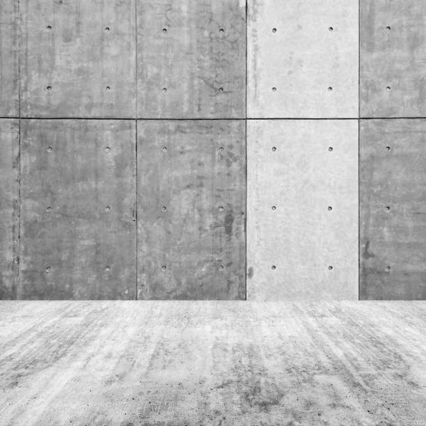istock Gray concrete wall, background photo 909163862