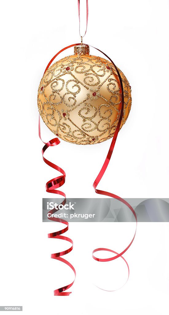 ゴールドクリスマスボール - お祝いのロイヤリティフリーストックフォト