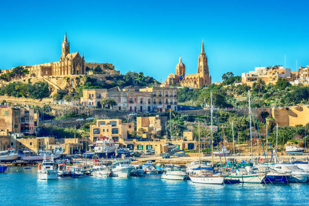 istock Malta: Mgarr, a harbour town in Gozo island 909176844