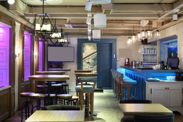 istock european restaurant in bright colors 909176960