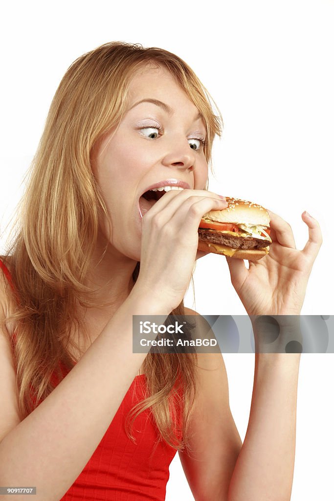 Hungrig Mädchen - Lizenzfrei Attraktive Frau Stock-Foto