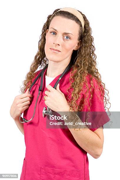 絶縁ポートレートかわいい若い女性の看護師 - 1人のストックフォトや画像を多数ご用意 - 1人, 20代, 30代