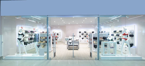 istock window of beautiful european store 909181100