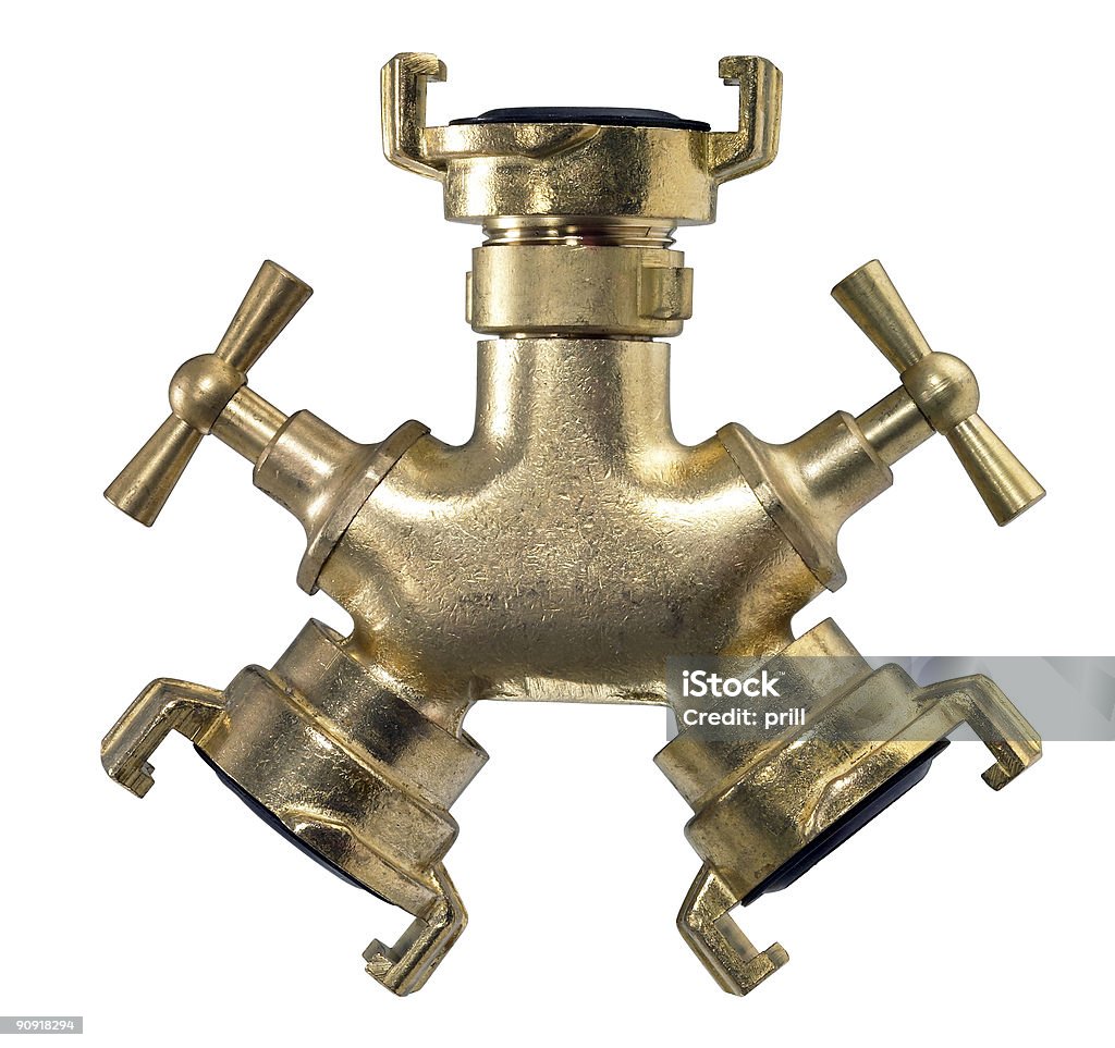 Adaptador de bronze - Foto de stock de Figura para recortar royalty-free