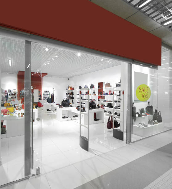 istock window of beautiful european store 909184638