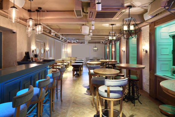 istock european restaurant in bright colors 909187416