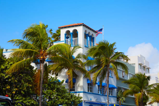 istock Miami Beach Ocean boulevard Art Deco Florida 909187456