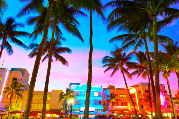 istock Miami South Beach sunset Ocean Drive Florida 909191818