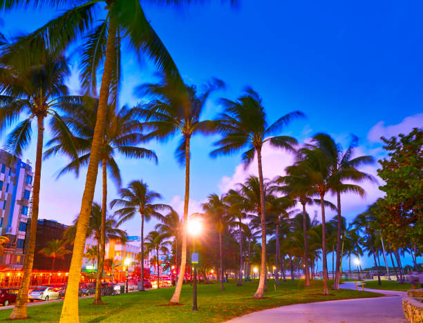 istock Miami South Beach sunset Ocean Drive Florida 909191974