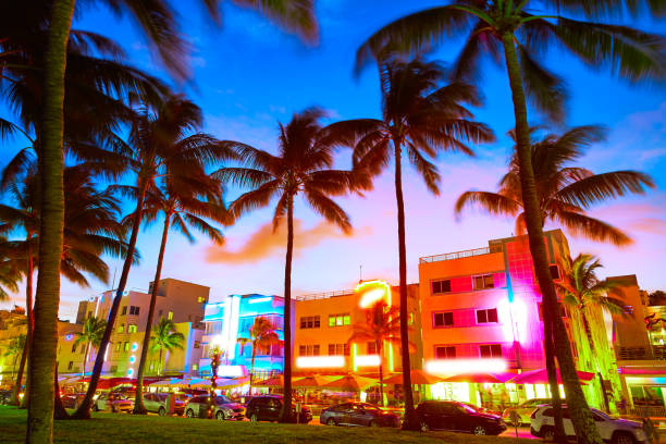 istock Miami South Beach sunset Ocean Drive Florida 909192650