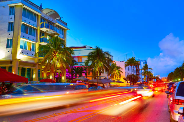 istock Miami South Beach sunset Ocean Drive Florida 909193118