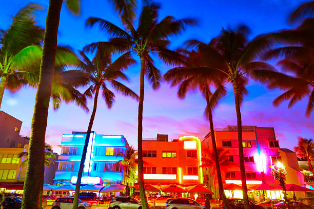 istock Miami South Beach sunset Ocean Drive Florida 909193496