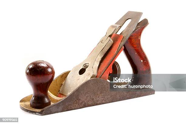 Wood Plane Stock Photo - Download Image Now - Carpenter, Color Image, Cut Out