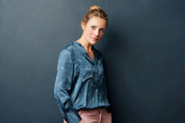 istock A smiling elegant lady portrait 909197252