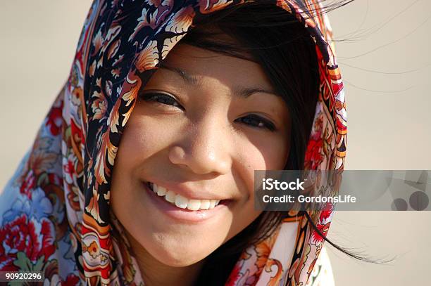 Laughing Asian Girl Stock Photo - Download Image Now - Adolescence, Adult, Arabic Style