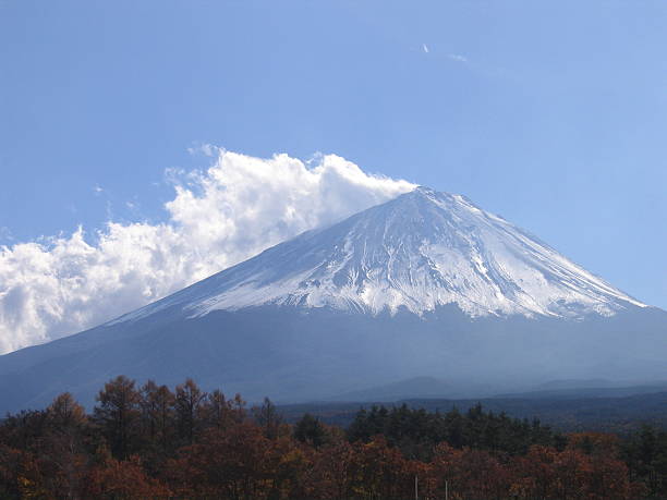 istock Mt. Fuji in November with Blue Sky Above 90920535