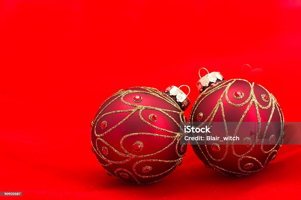Roten Ornamenten - Lizenzfrei Biegung Stock-Foto