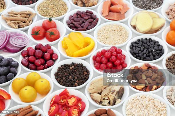 Superfood Ernährung Für Ein Gesundes Herz Stockfoto und mehr Bilder von Abnehmen - Abnehmen, Antioxidationsmittel, Ayurveda