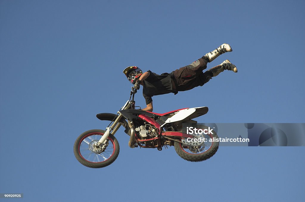 Moto X Freestyle 11 - Foto stock royalty-free di Acrobazia