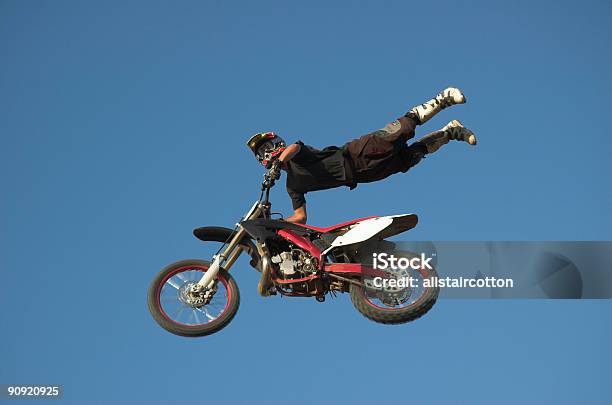 Moto X Freestyle 11 Stock Photo - Download Image Now - Electric Motor, Jumping, Motocross