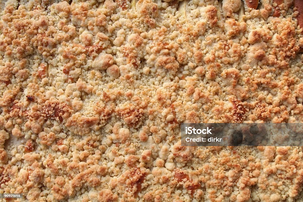 Tarte de Maçã Migalha - Royalty-free Crumble - Sobremesa Foto de stock