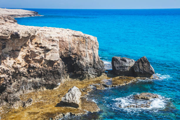 istock Mediterranean sea landscape. Cavo Greco, Cyprus. 909223118