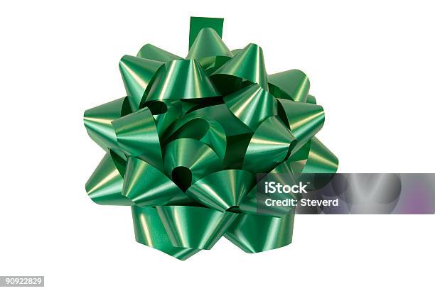 Green Bow Stock Photo - Download Image Now - Christmas, Christmas Decoration, Color Image