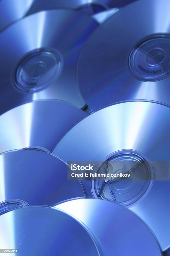 Blau-Cd - Lizenzfrei Archiv Stock-Foto