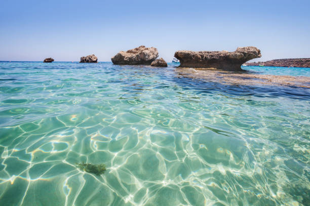 istock Sea coast. Cyprus summer landscape 909233432
