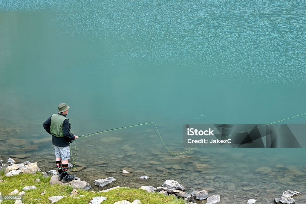 Pesca con la mosca - Foto stock royalty-free di Acqua