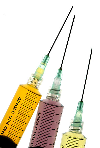 istock Tricolor vertical syringes 90923646