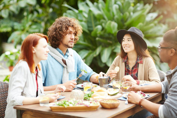 istock Breakfast of friends 909239470