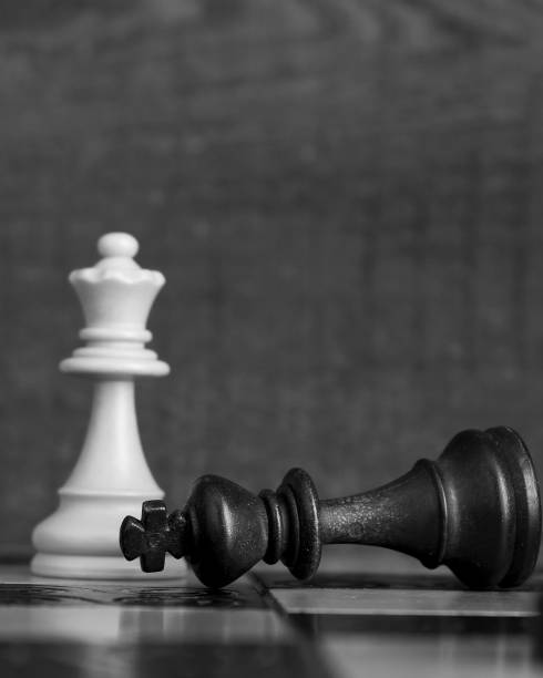istock Chess photographed on a chessboard 909239830
