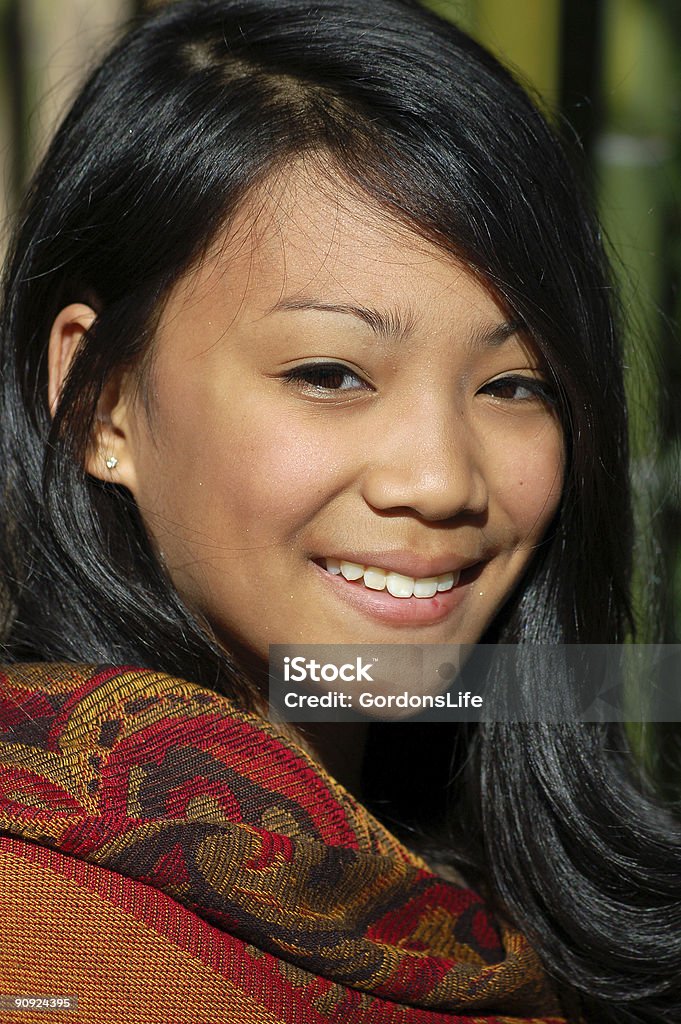 Thai Dziewczyna w Las bambusowy - Zbiór zdjęć royalty-free (Adolescencja)