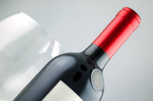 istock Wine bottle and glass 90924531