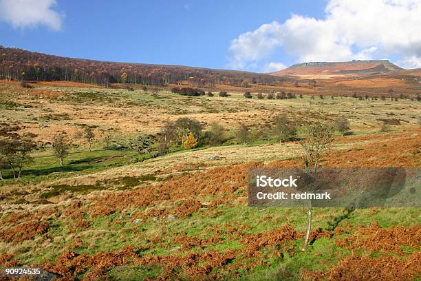 가을 풍경 굴절률은 Moorland Of Debyshire 영국 0명에 대한 스톡 사진 및 기타 이미지 - 0명, 가을, 계곡