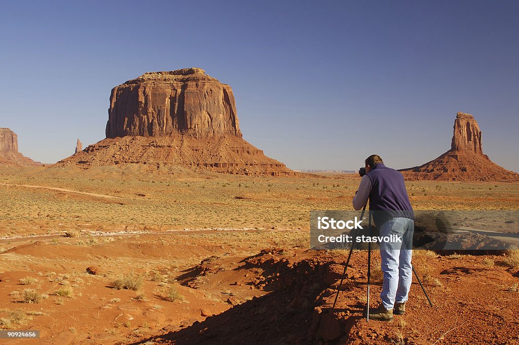 Fotografieren Monument Valley 1 - Lizenzfrei Blau Stock-Foto